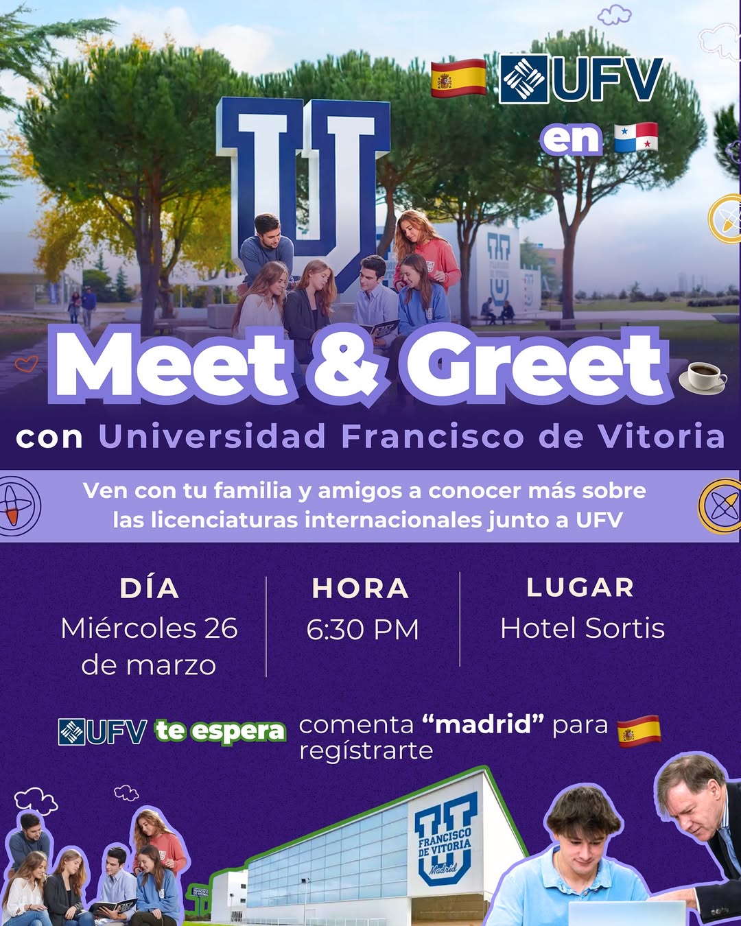 📢 meet & greet con @ufvmadrid 🇪🇸✨